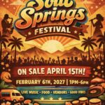 3rd Annual Soul Springs Festival event flyer with date and details